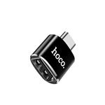 Adapter OTG HOCO UA5, USB-C / USB, černá