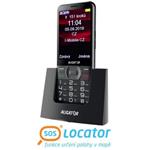 Aligátor A900 GPS Senior Black + nabíjecí stojánek (dualSIM)