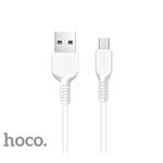 Data kabel HOCO X13 Easy charged, microUSB, 2A, 1m, bílá
