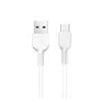 Data kabel HOCO X20 Flash, USB-C, 2.4A, 2m, bílá