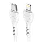 Data kabel HOCO X55 Trendy, USB-C/Lightning (PD), 3A, PD20W, 1m, bílá