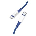 Data kabel HOCO X70 Ferry, USB-C/USB-C (PD), 3A, 60W, 1m, modrá