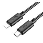 Data kabel HOCO X88 Gratifed, USB-C/Lightning (PD), PD20W, 1m, černá