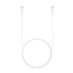 Data kabel Samsung EP-DW767JWEE USB-C/USB-C, 3A, 1,8m, bílá (OOB BULK)