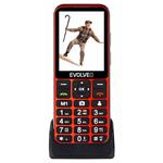 Evolveo EP-880 EasyPhone LT - Red pro seniory + nabíjecí stojánek