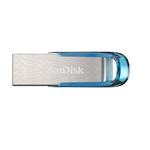 Flash disk USB 64GB SanDisk Ultra Flair, USB 3.0, modrá