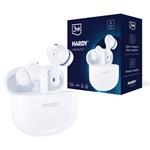 HF, sluchátka Bluetooth 3mk HARDY LifePods Pro, stereo, nabíjecí pouzdro, bílá
