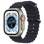 Hodinky Apple Watch Ultra GPS Cellular 49mm Titanium, Midnight Ocean Band pásek (2022)