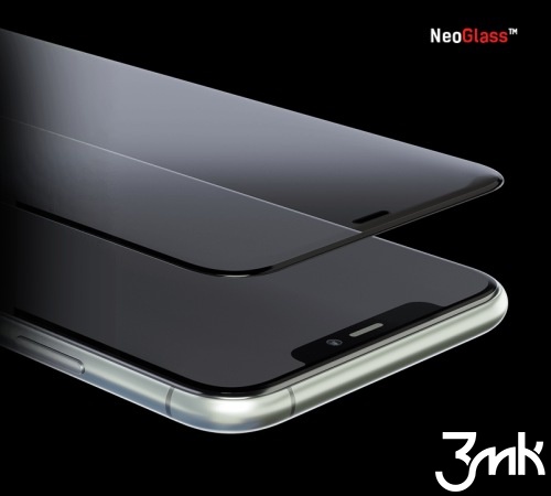 Hybridní sklo 3mk NeoGlass pro Xiaomi Redmi Note 9T, černá