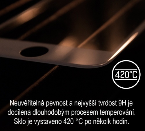 Tvrzené sklo 3mk HardGlass MAX pro Vivo V21 5G, černá