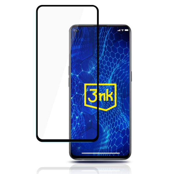 Tvrzené sklo 3mk HardGlass Max Lite pro Samsung Galaxy A52 4G/5G / A52s, černá