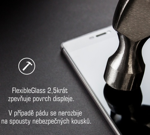 Hybridní sklo 3mk FlexibleGlass pro HTC ONE M8S