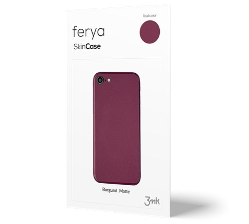 Fólie ochranná 3mk Ferya pro Apple iPhone 5, červená třpytivá