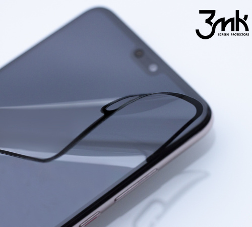 Hybridní sklo 3mk FlexibleGlass Max pro Xiaomi Mi 9T, černá