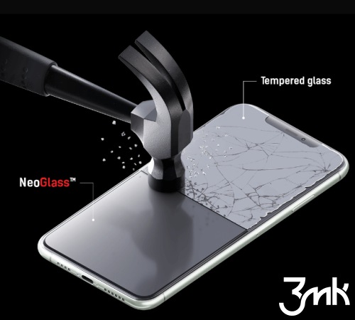 Hybridní sklo 3mk NeoGlass pro Apple iPhone 7 Plus / 8 Plus, bílá