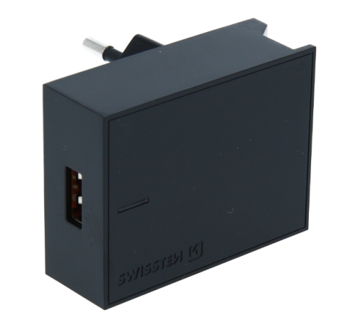 Nabíječka cestovní SWISSTEN 1x USB pro Huawei SUPER FAST charger 22,5W, černá