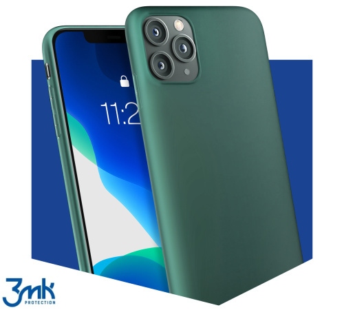Kryt ochranný 3mk Matt Case pro Samsung Galaxy M21 (SM-M215), lovage/tmavě zelená