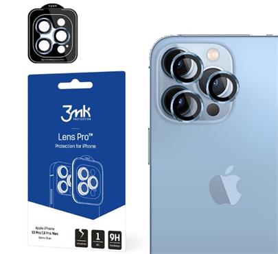 Tvrzené sklo 3mk Lens Pro ochrana kamery pro Apple iPhone 14 Pro / iPhone 14 Pro Max, Alphine green