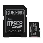 Karta paměť.microSDXC 64GB Kingston Canvas Select Plus, adapter vč. poplatků