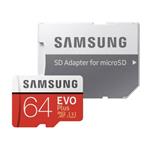 Karta paměť.microSDXC 64GB Samsung EVO Plus Class 10 + adapter