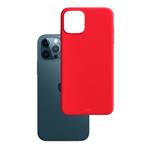 Kryt ochranný 3mk Matt Case pro Apple iPhone 13 Pro, strawberry/červená