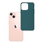 Kryt ochranný 3mk Matt Case pro Apple iPhone 14, lovage/tmavě zelená