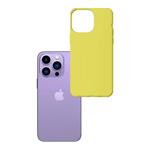 Kryt ochranný 3mk Matt Case pro Apple iPhone 14 Pro Max, lime/žlutozelená