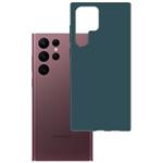 Kryt ochranný 3mk Matt Case pro Samsung Galaxy S22 Ultra (SM-S908) lovage/tmavě zelená