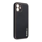 Kryt ochranný Forcell LEATHER pro Apple iPhone 13, černá
