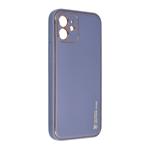 Kryt ochranný Forcell LEATHER pro Apple iPhone 13, modrá
