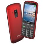myPhone 1018 SENIOR - CPA Halo 18, Red / červený - s nabíjecím stojánkem