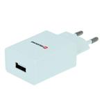 Nabíječka cestovní SWISSTEN 1x USB, IC, 1A, bílá