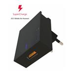Nabíječka cestovní SWISSTEN 1x USB pro Huawei SUPER FAST charger 22,5W, černá