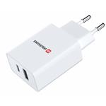 Nabíječka cestovní SWISSTEN GaN 1x USB-C + 1xUSB 30W (PD)