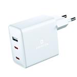 Nabíječka cestovní SWISSTEN GaN 2x USB-C + 1x USB, 70W (PD)