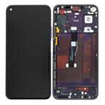 ND Honor 20 Pro, LCD modul + přední kryt, black/černá