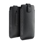 Pouzdro Forcell Pocket Carbon 6 - univerzální pro Nokia C5 / E51 / E52 / 515